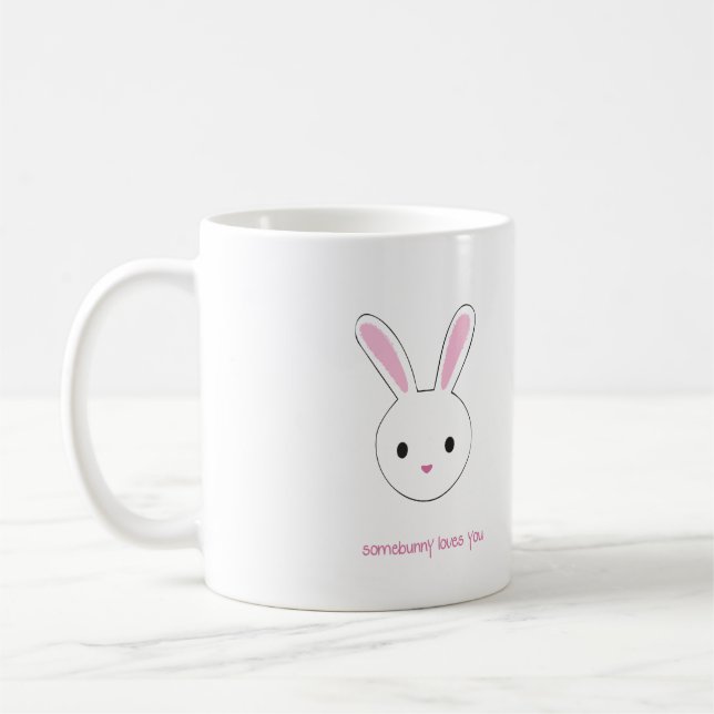Somebunny loves you mug (Left)