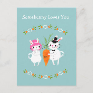 Somebunny Loves You Postcard