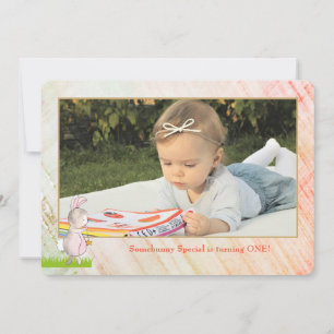 Somebunny Photo Invitation Anniversaire