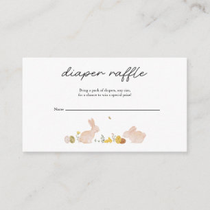 Somebunny Spring Easter Baby Shower Enclosure Card