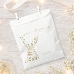 Somebunny Spring Easter Floral Baby Shower Favour Bag