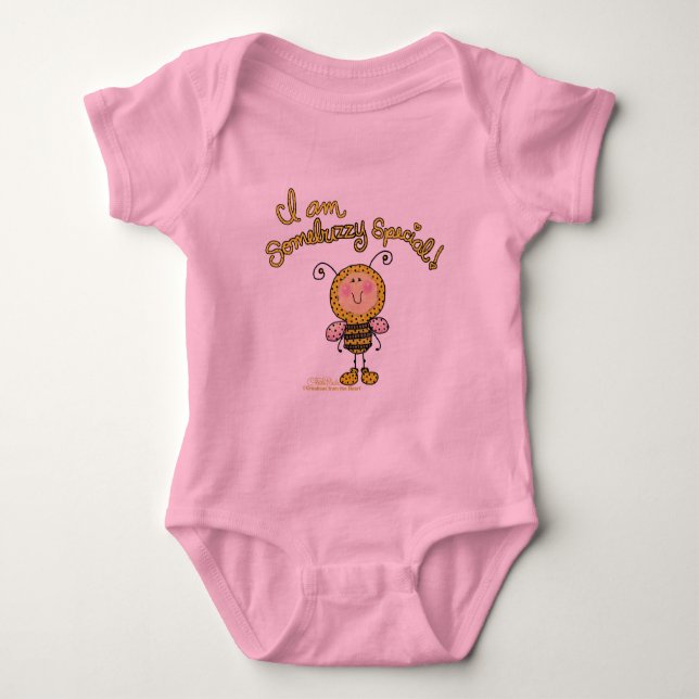 Somebuzzy Special Baby Bodysuit (Front)