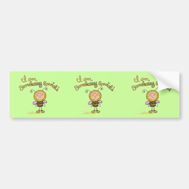Somebuzzy Special Bumper Sticker (Front)