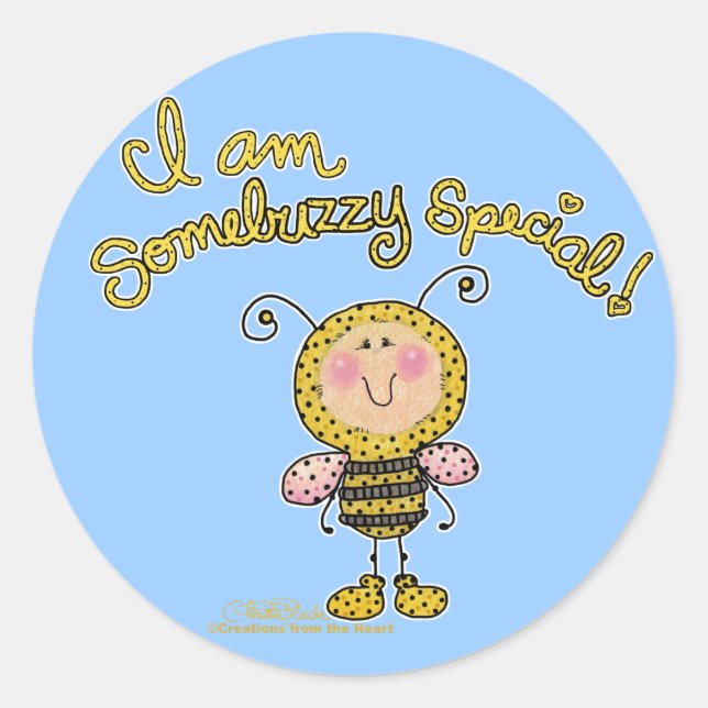 Somebuzzy Special Classic Round Sticker (Front)