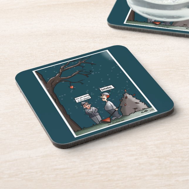Someday Fall Leaves Coaster (Left Side)