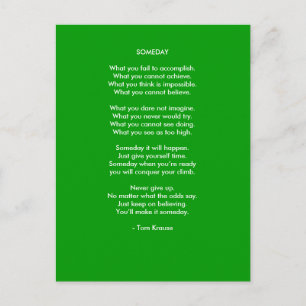 Someday Postcard