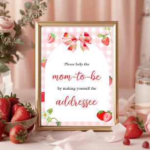Someone Berry Sweet    Mom-To-Be Table Sign