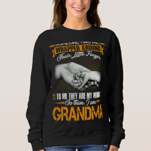 Someone Has Me Wrapped Around Their Little Finger Sweatshirt