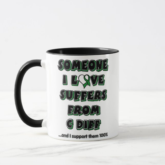 Someone I Love...C Diff Mug (Left)