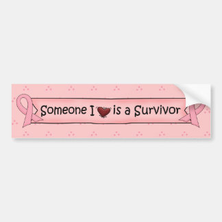 Someone I Love is a Survivor Bumper Sticker