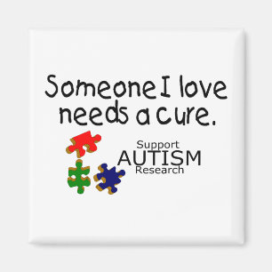 Someone I Love (Puzzle Pieces) Magnet