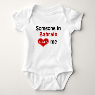 Someone in Bahrain loves me Baby Bodysuit