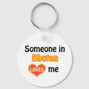 Someone in Bhutan Loves Keychain