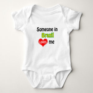 Someone in Brazil loves me Baby Bodysuit
