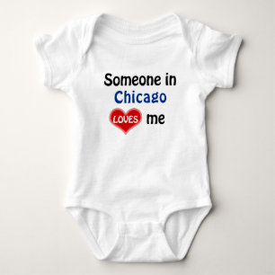 Someone in Chicago loves me Baby Bodysuit