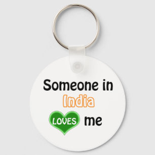 Someone in India Loves Keychain