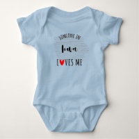 Someone In Iowa Loves Me Map Baby Bodysuit