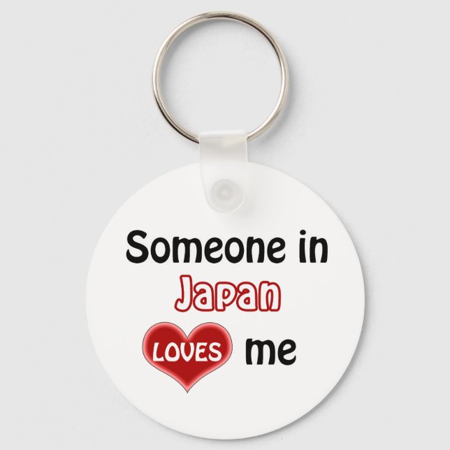Someone in Japan Loves me Keychain (Front)