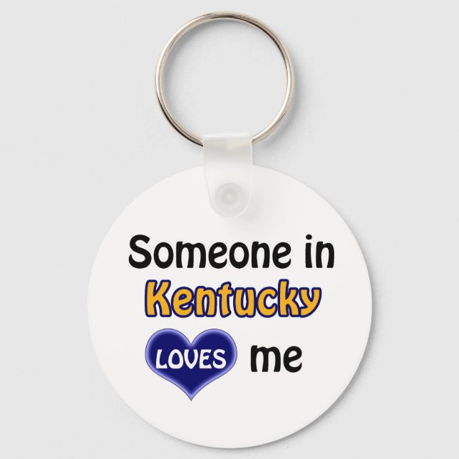 Someone in Kentucky Loves me Keychain (Front)