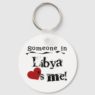 Someone In Libya Loves Me Keychain