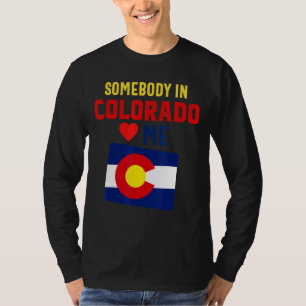 Someone In Loves Colorado Denver Flag Souvenir Mou T-Shirt