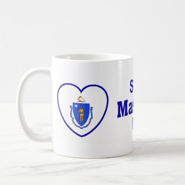 Someone In Massachusetts Loves Me Coffee Mug (Left)