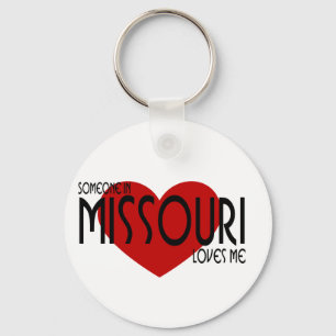 Someone in Missouri Loves Me! Keychain