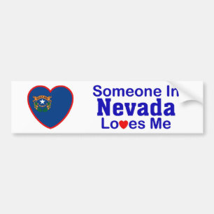 Someone In Nevada Loves Me Bumper Sticker