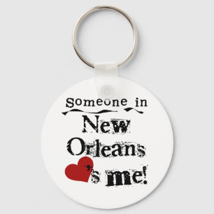 Someone in New Orleans Keychain