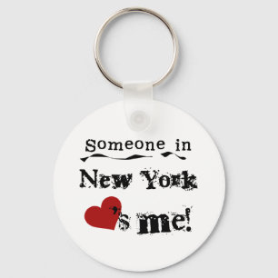 Someone In New York Loves Me Keychain
