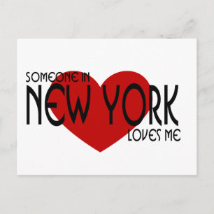 Someone in New York Loves Me Postcard