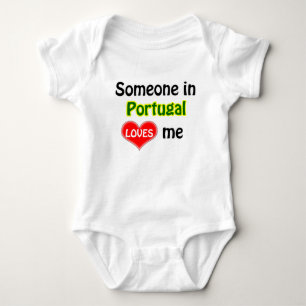 Someone in Portugal  loves me Baby Bodysuit