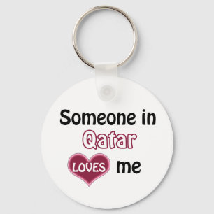 Someone in Qatar Loves Keychain