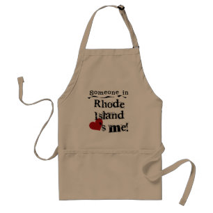 Someone In Rhode Island Loves Me Standard Apron