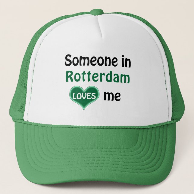 Someone in Rotterdam loves me Trucker Hat (Front)