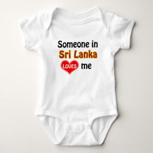 Someone in Sri Lanka loves me Baby Bodysuit