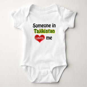 Someone in Tajikistan loves me Baby Bodysuit