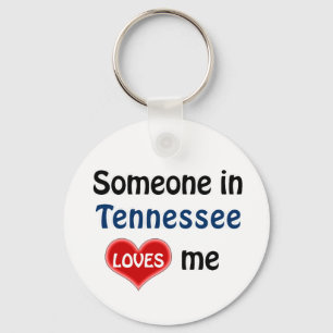 Someone in Tennessee Loves me Keychain