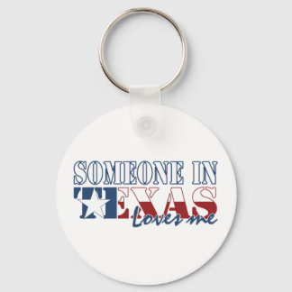 Someone in Texas Loves Me Keychain