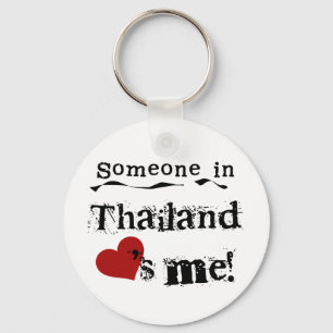 Someone In Thailand Loves Me Keychain