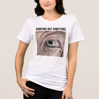 SOMEONE NOT SOMETHING PIG LOVER T-Shirt Tri-Blend Shirt