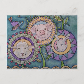 'Someone not Something' postcard