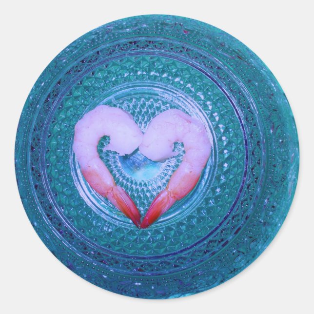 Someone Say Shrimp Classic Round Sticker (Front)