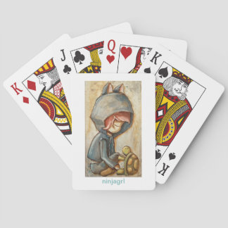 someone to listen - ninjagrl playing cards