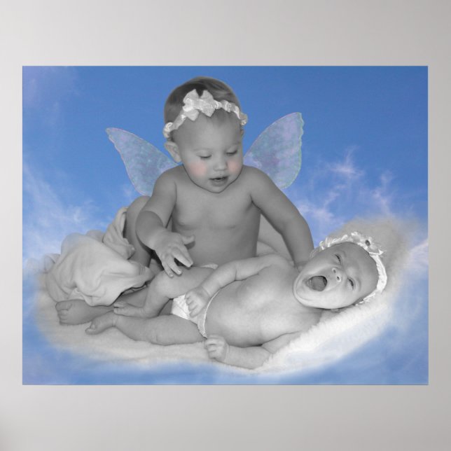 Someone To Watch Over Me - Black & White Print (Front)