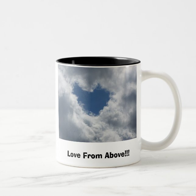 Someone Up There Loves You Two-Tone Coffee Mug (Right)