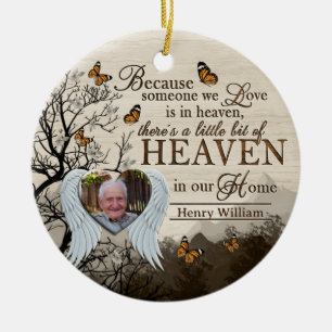 Someone We Love's In Heaven Custom Photo Ornament 