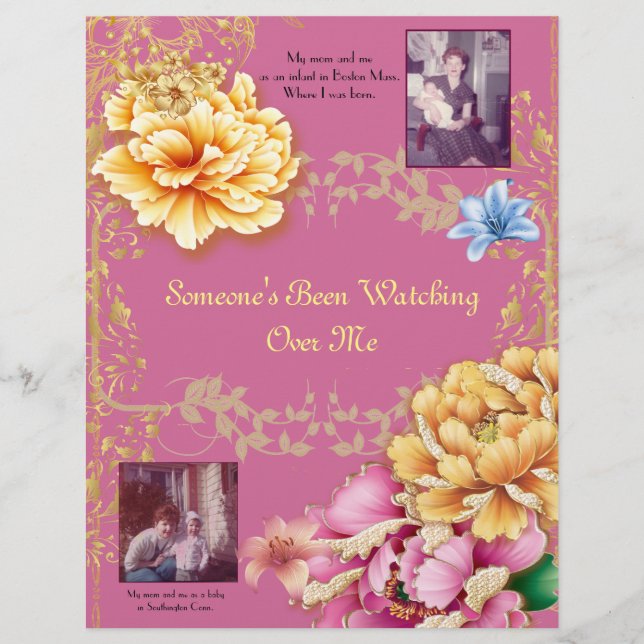 Someone's Been Watching Over Me Personalized Paper (Front)