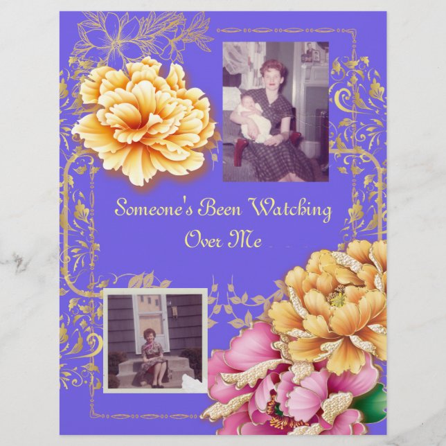 Someone's been watching over me poem (Front)