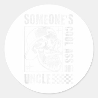 Someones Cool Uncle  Classic Round Sticker